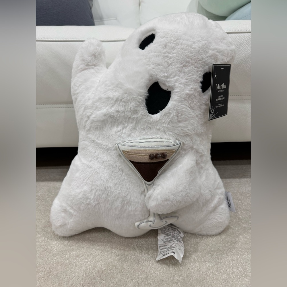 Martha Stewart Ghost Pillow with Espresso Martini